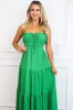 Santos Cutout Maxi Dress: Green sold by Bella and Bloom