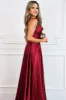 Tonight's the Night Satin Formal Dress: Burgundy sold by Bella and Bloom