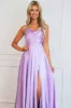 Tonight's the Night Satin Formal Dress: Lavender sold by Bella and Bloom
