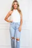 Simply Class Organza Bodysuit: White sold by Bella and Bloom