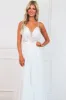 Everly Lace Chiffon Wedding Dress: White sold by Bella and Bloom