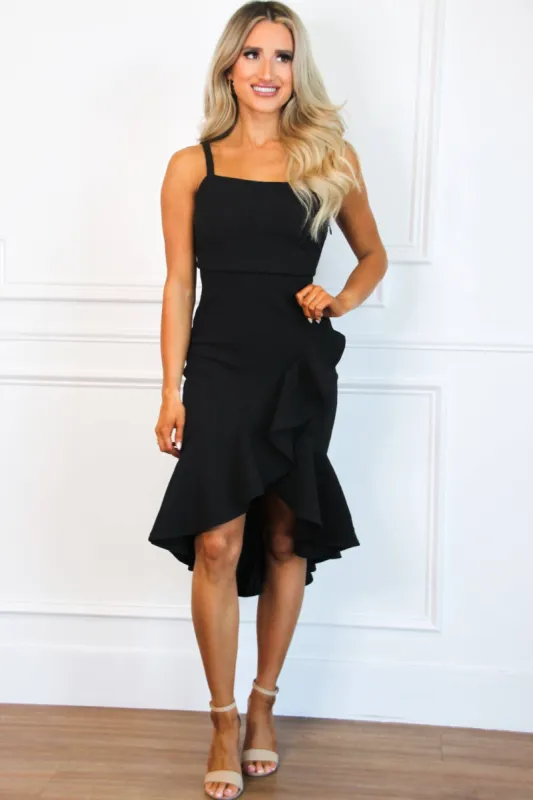 All That Class Midi Dress: Black sold by Bella and Bloom