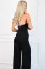 Stevie Lace Up Jumpsuit: Black sold by Bella and Bloom