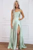 Tonight's the Night Satin Formal Dress: Sage sold by Bella and Bloom