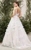 Liza Floral Applique Wedding Dress: Off White sold by Bella and Bloom