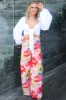 Fun in the Sun Pants: Rainbow Floral Multi sold by Bella and Bloom