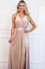 Classic Wrap Maxi Dress: Champagne VELVET sold by Bella and Bloom