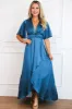 Before You Go Maxi Dress: Teal sold by Bella and Bloom