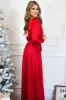 Regal Nights Maxi Dress: Crimson sold by Bella and Bloom