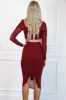 Walk on By Two Piece Set: Burgundy sold by Bella and Bloom