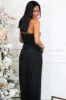 Nellie Sequin Strapless Maxi Dress: Black sold by Bella and Bloom