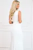 Power of Love Satin One Shoulder Maxi Dress: White sold by Bella and Bloom