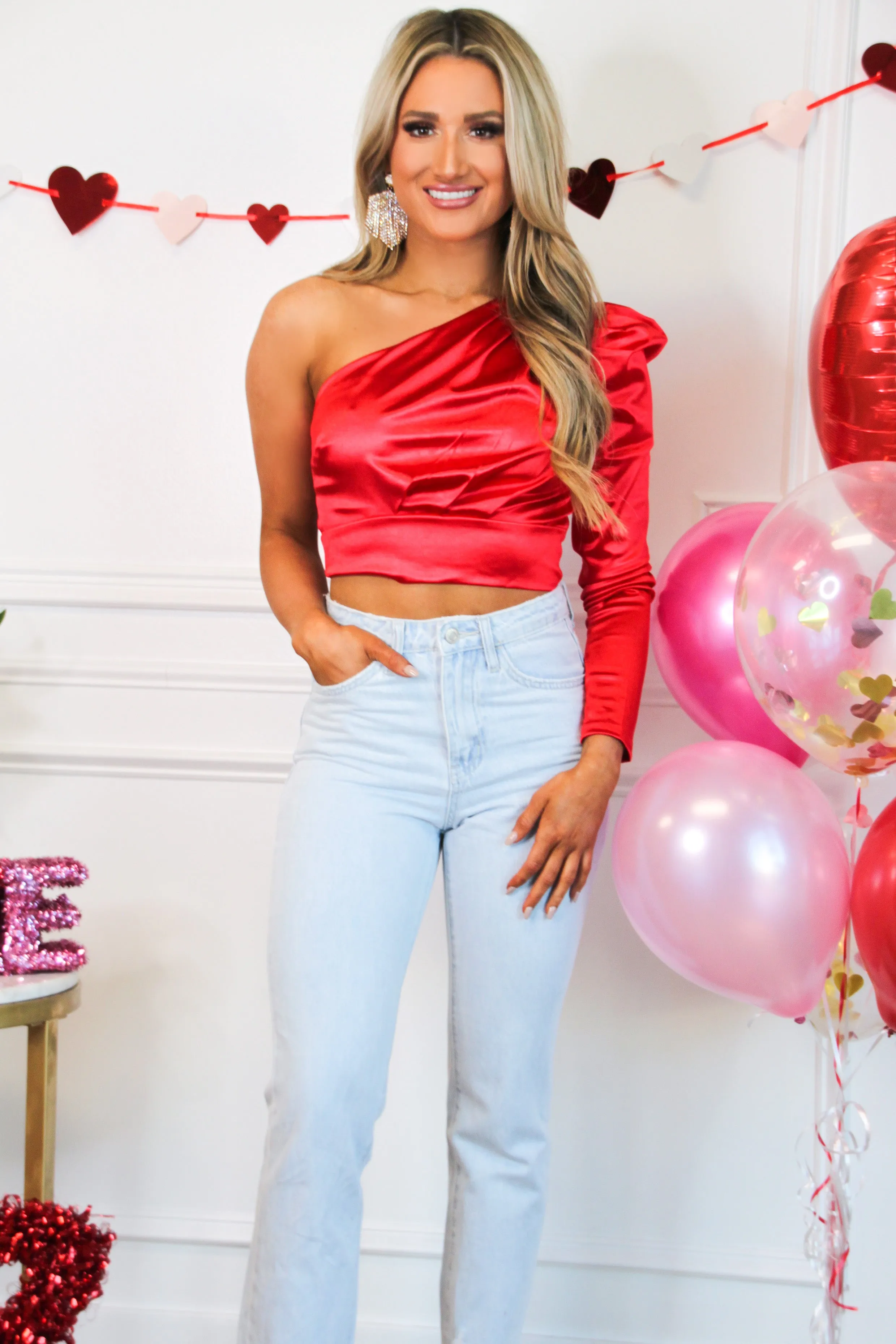 Tenille High Rise Straight Denim: Light Wash sold by Bella and Bloom product image thumbnail 3