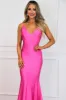 Right Into Your Love Backless Maxi Dress: Barbie Pink sold by Bella and Bloom