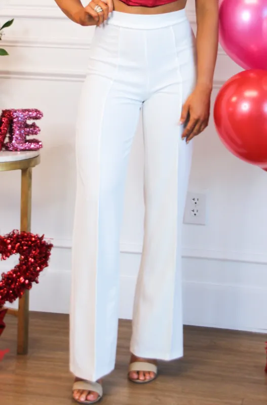 Let You Go Pants: White sold by Bella and Bloom