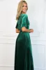 Winter Wonders Velvet Wrap Maxi Dress: Emerald sold by Bella and Bloom
