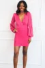 Olivia Shimmer Dress: Fuchsia sold by Bella and Bloom