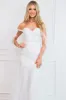 Naomi Off Shoulder Bow Lace Bustier Mermaid Wedding Dress: Off White sold by Bella and Bloom