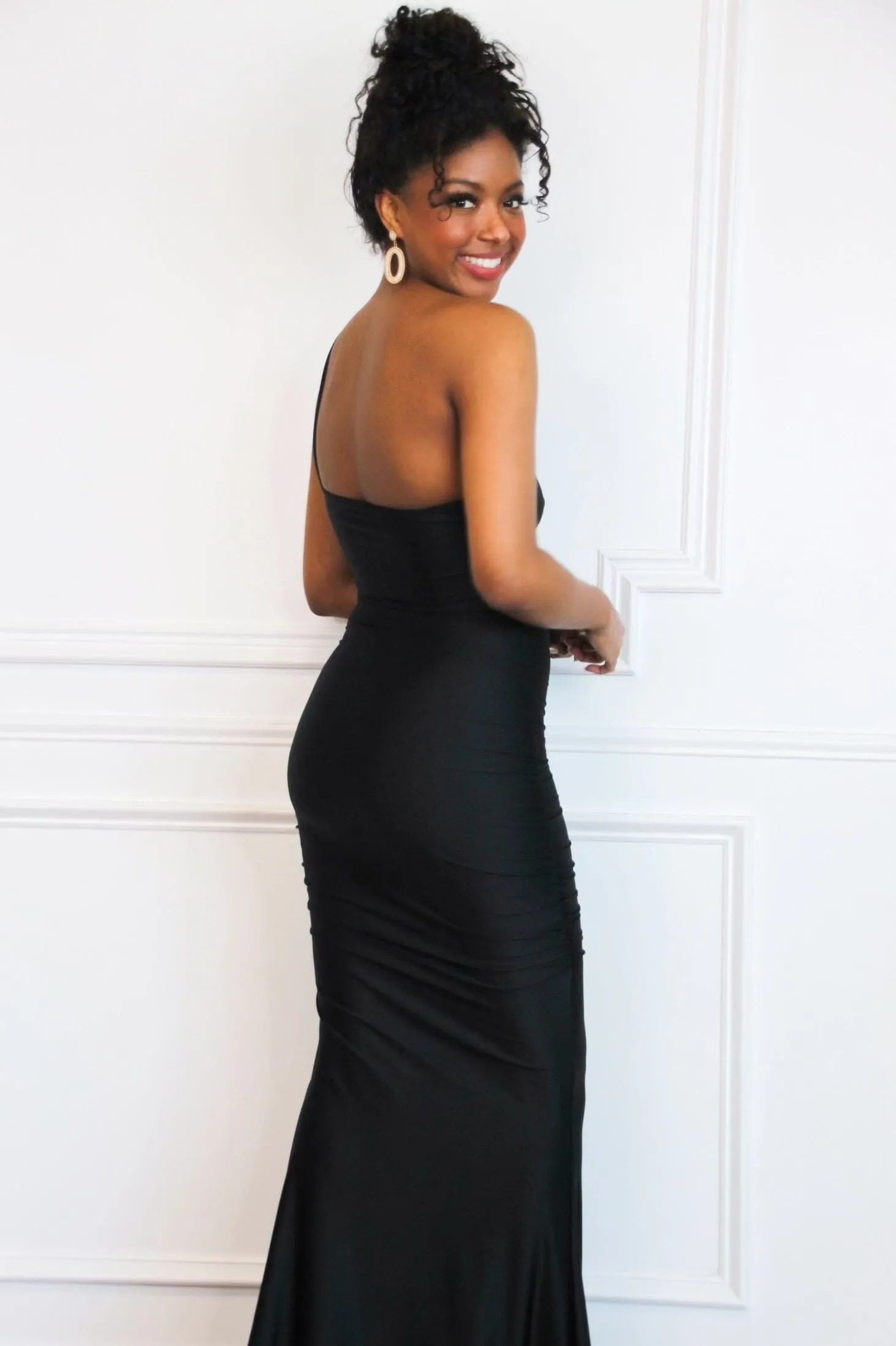 Dear Future Husband Maxi Dress: Black sold by Bella and Bloom product image thumbnail 3