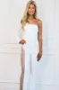 Nash-Vegas One Shoulder Jumpsuit: White sold by Bella and Bloom