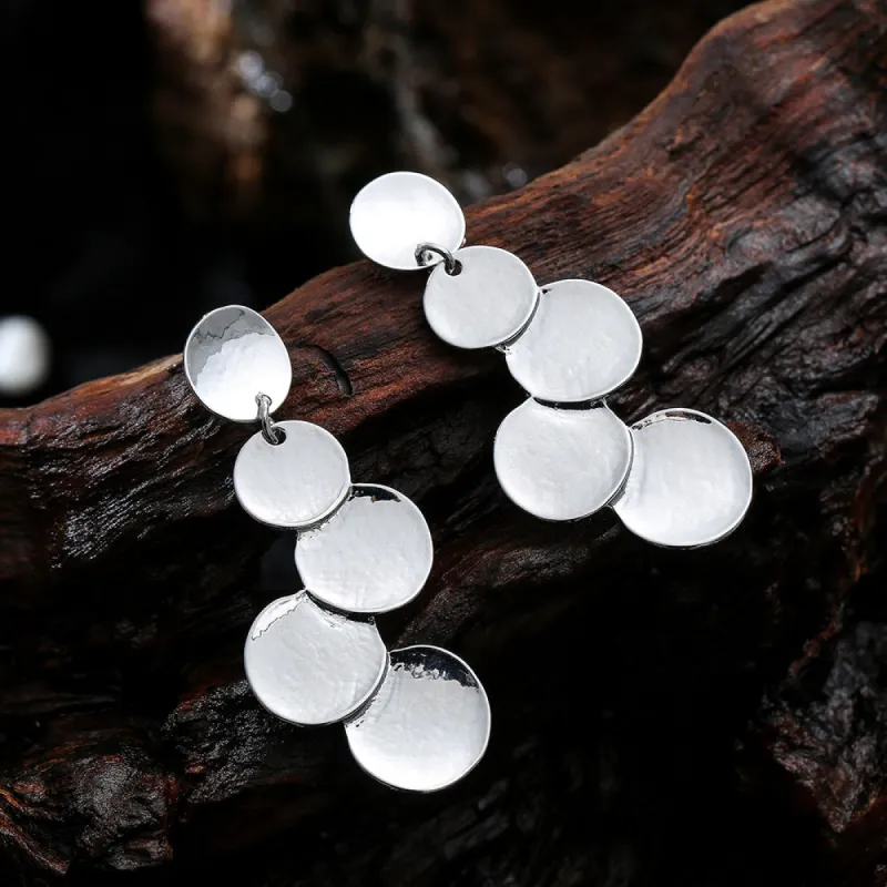 Fashion personality geometric matching medium and long earrings 619607741285 sold by Cocomelody