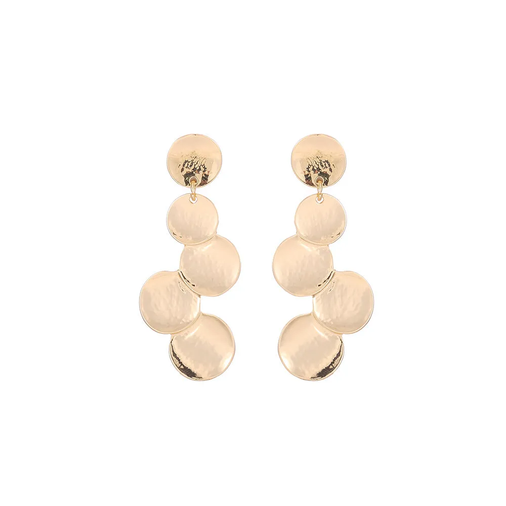 Fashion personality geometric matching medium and long earrings 619607741285 sold by Cocomelody product image thumbnail 5