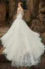 Trumpet Chapel Train Tulle Satin Wedding Dress CW2136 sold by Cocomelody