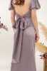 Sheath Sweep Acetate Satin Bridesmaid Dress Formal Dresses CB0511 sold by Cocomelody