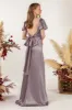 Sheath Sweep Acetate Satin Bridesmaid Dress Formal Dresses CB0511 sold by Cocomelody
