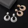 Ring percussion face clip earrings Fashion everything trend earrings 757829913295 sold by Cocomelody