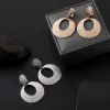 Ring percussion face clip earrings Fashion everything trend earrings 757829913295 sold by Cocomelody
