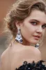 Chic Zircon Wedding Earrings with Jewel and Beading HG18016 sold by Cocomelody
