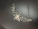 Bridal handmade hair accessories pearl comb 591834062390 sold by Cocomelody