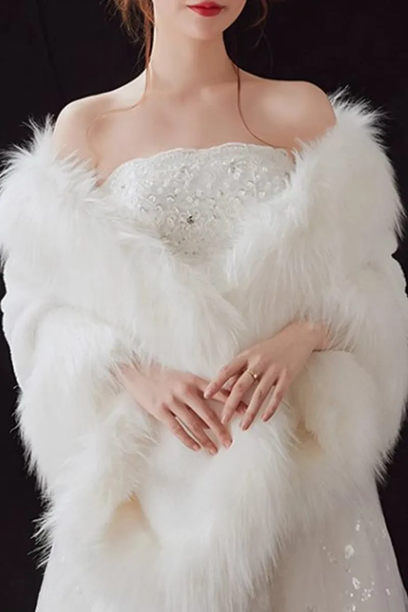 Faux Fur Shawl with CJ0134 sold by Cocomelody