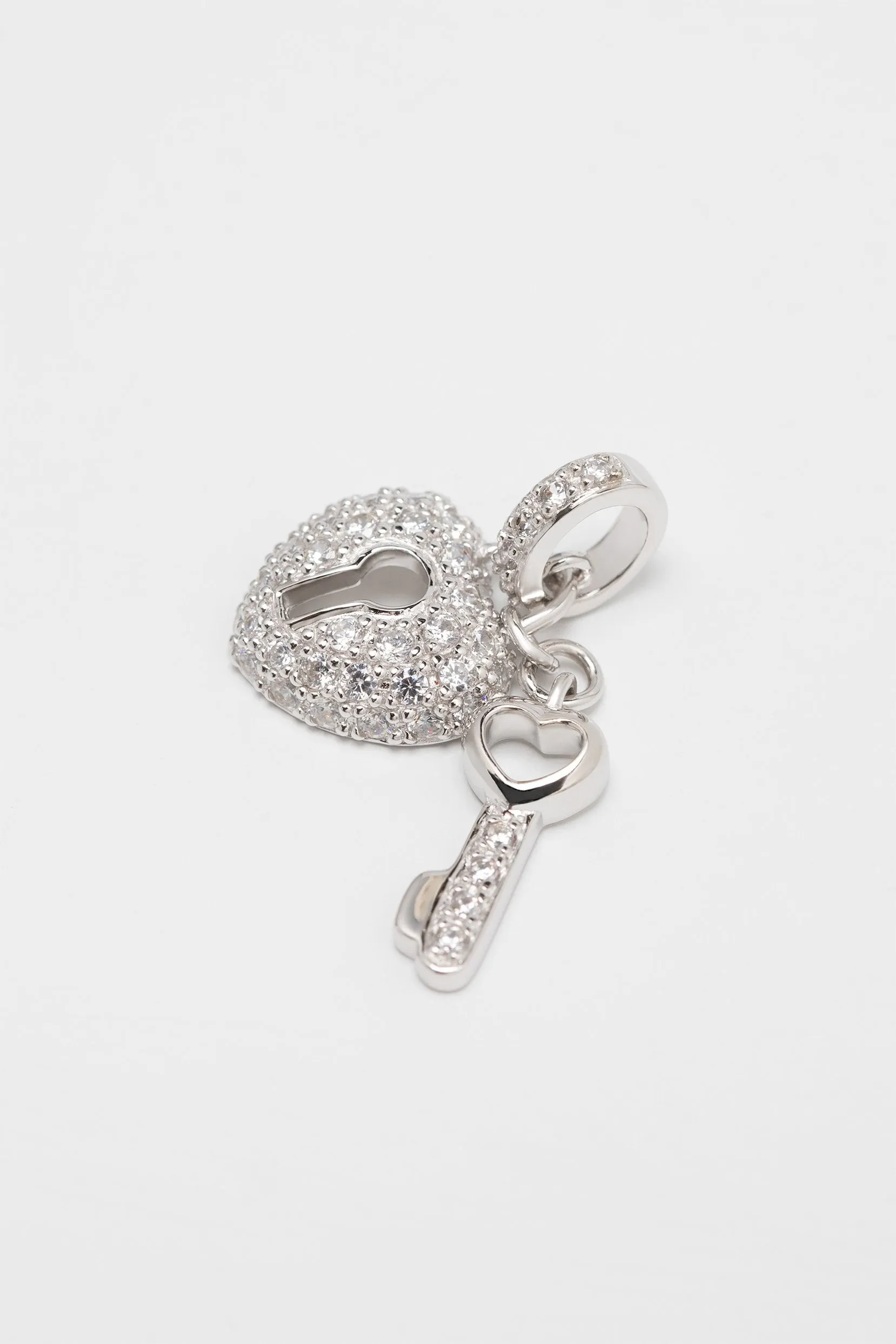 Rhodium plated Necklace Pendant CX0018 sold by Cocomelody product image thumbnail 3