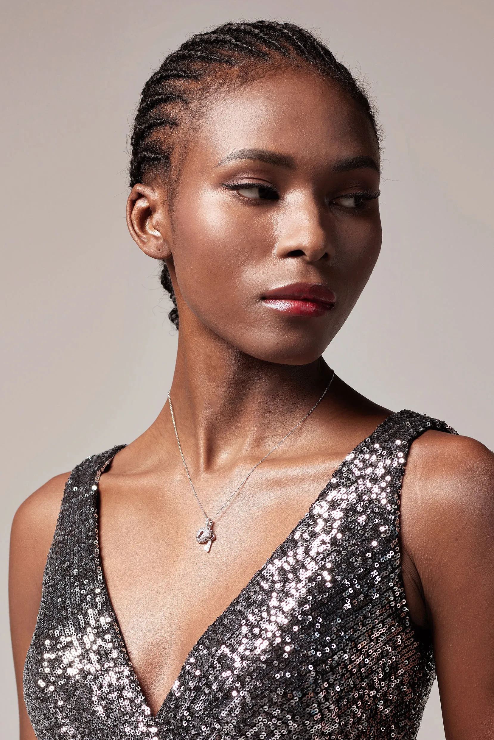 Rhodium plated Necklace Pendant CX0018 sold by Cocomelody product image thumbnail 5