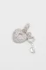 Rhodium plated Necklace Pendant CX0018 sold by Cocomelody
