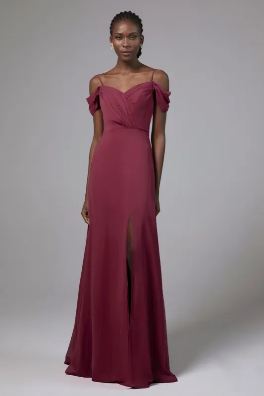 A-Line Floor Length Chiffon Bridesmaid Dress Formal Dresses CB0412 sold by Cocomelody