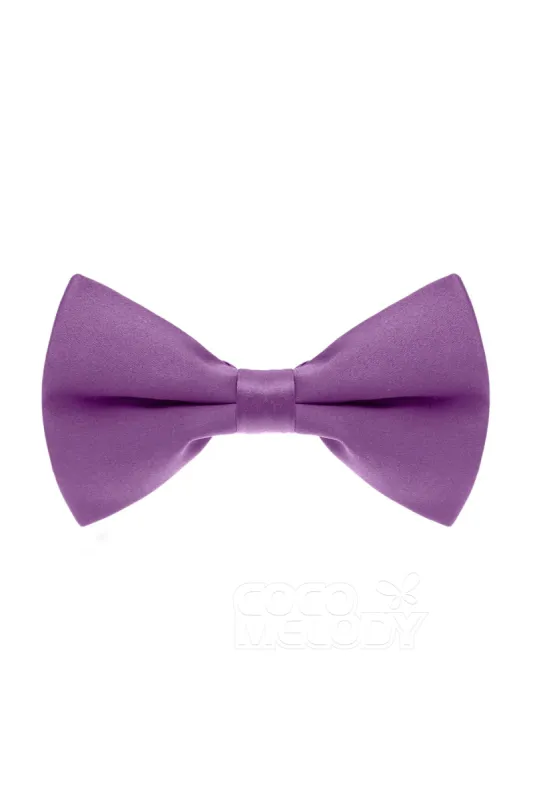 Men's Elastic Silk Like Satin Bow Ties CZ170016 sold by Cocomelody