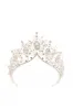 Alloy Tiaras with Beads Rhinestone CH0369 sold by Cocomelody