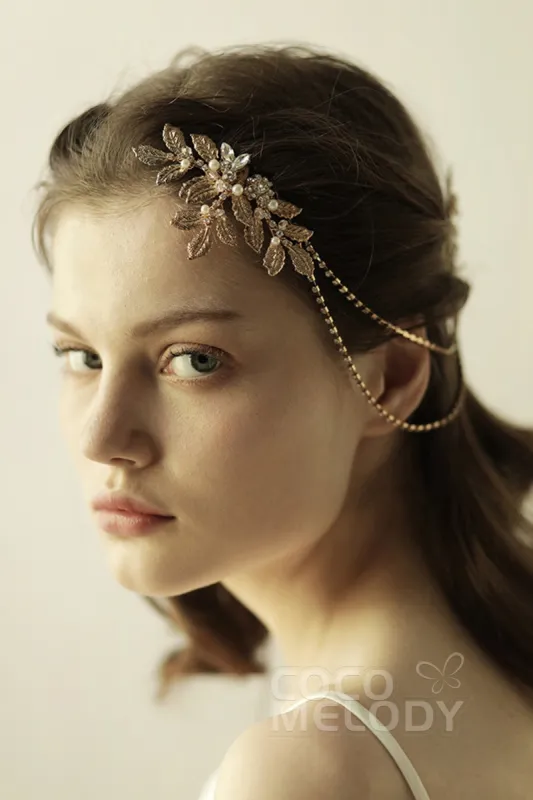 Alloy Hair Combs with Rhinestone CH0312 sold by Cocomelody