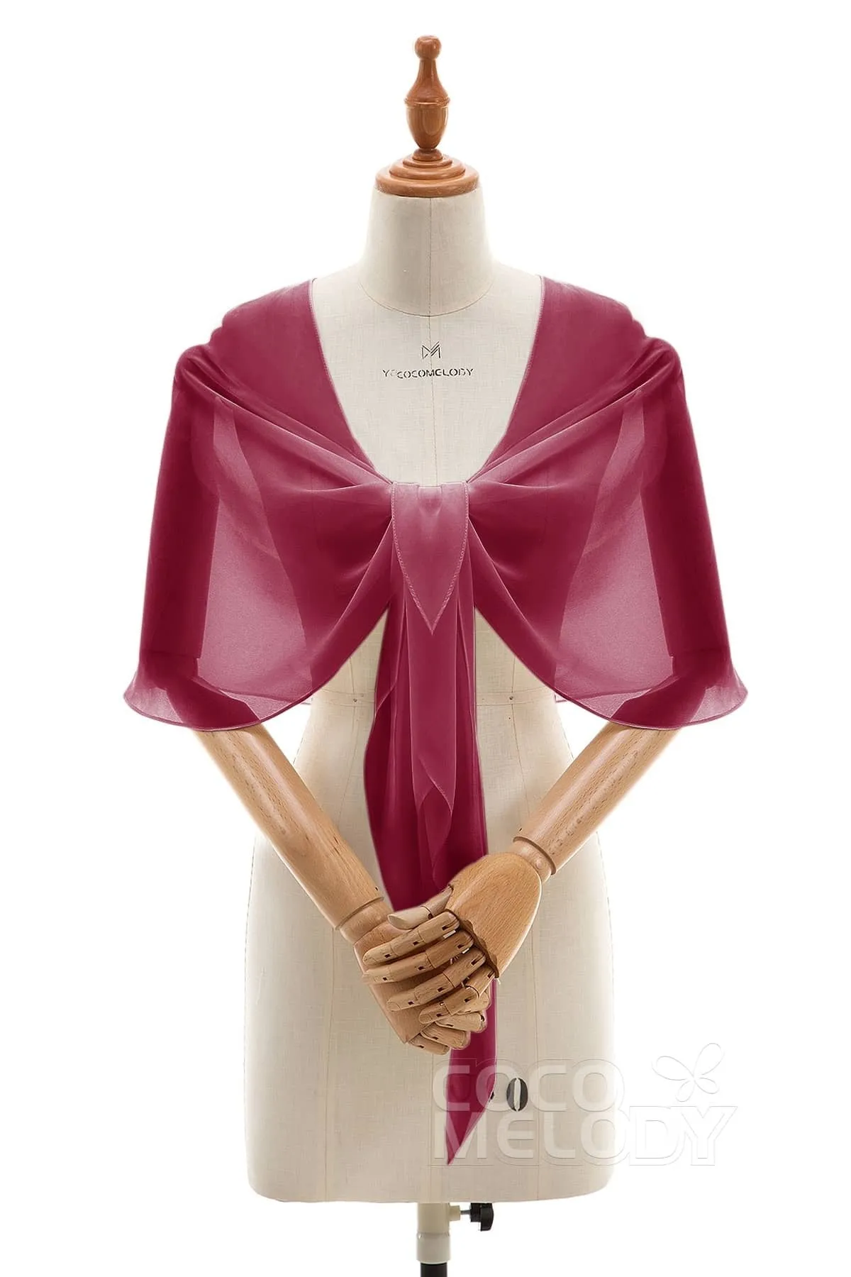 Classic Chiffon Dress Wrap WR16002 sold by Cocomelody product image thumbnail 4