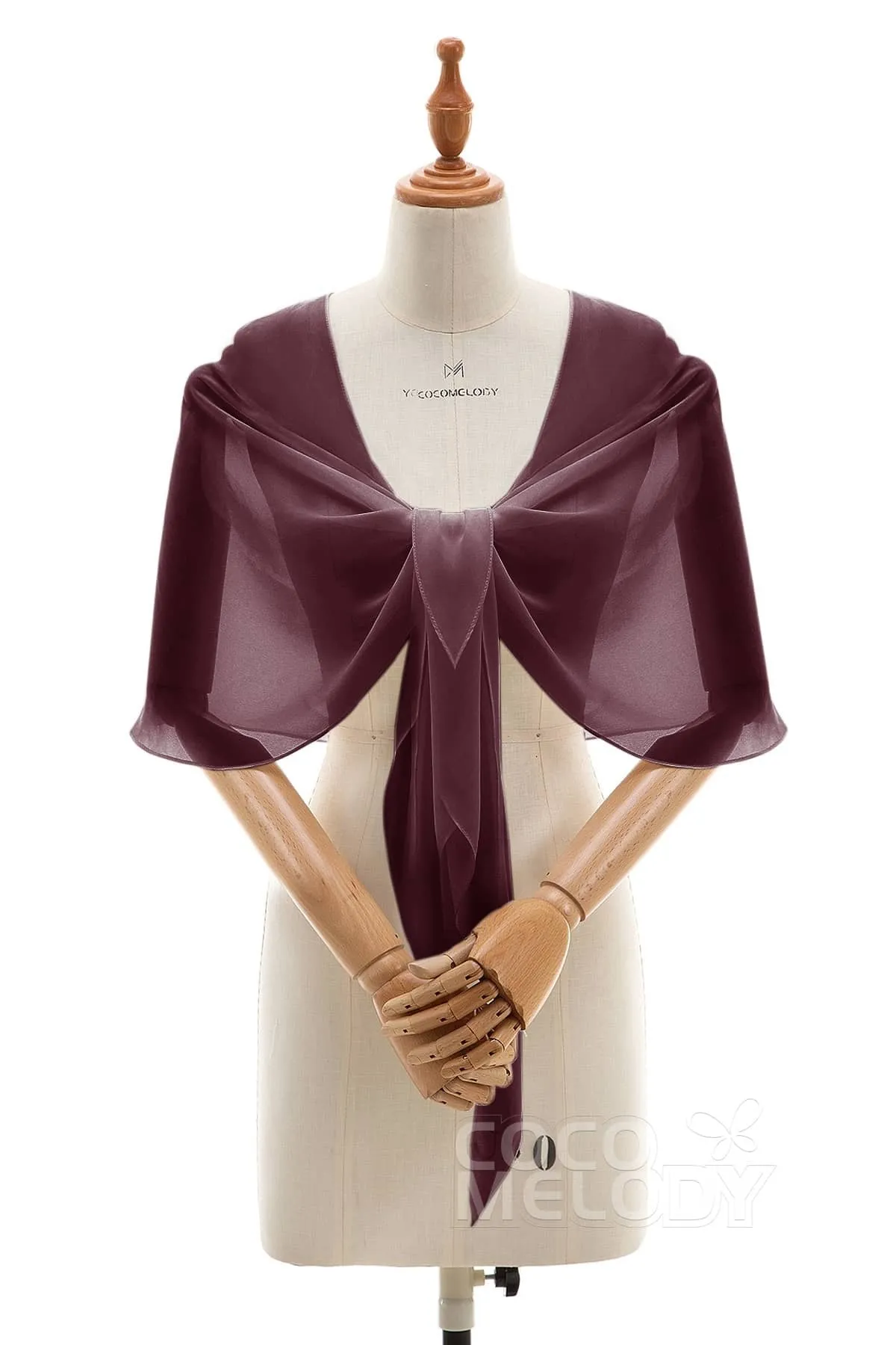 Classic Chiffon Dress Wrap WR16002 sold by Cocomelody product image thumbnail 5