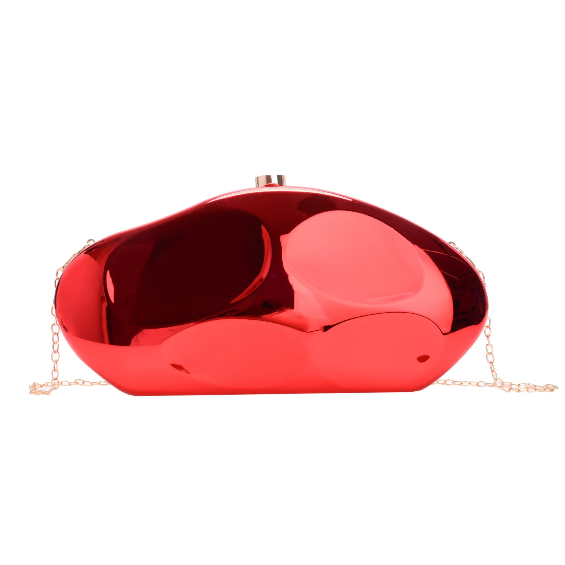 Niche design metal acrylic bag shaped stone hand bag banquet fashion exquisite small bag 799845346236 sold by Cocomelody product image thumbnail 5