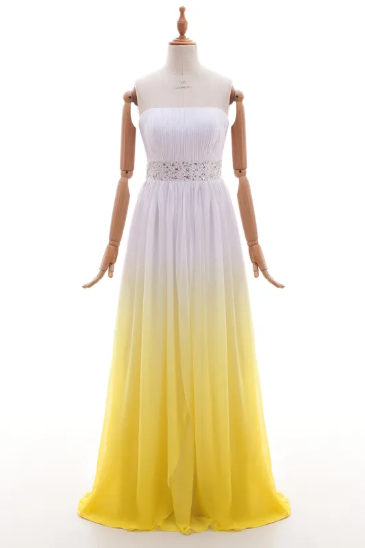 Sheath-Column Floor Length Ombre Bridesmaid Dress Formal Dresses PR2921 sold by Cocomelody