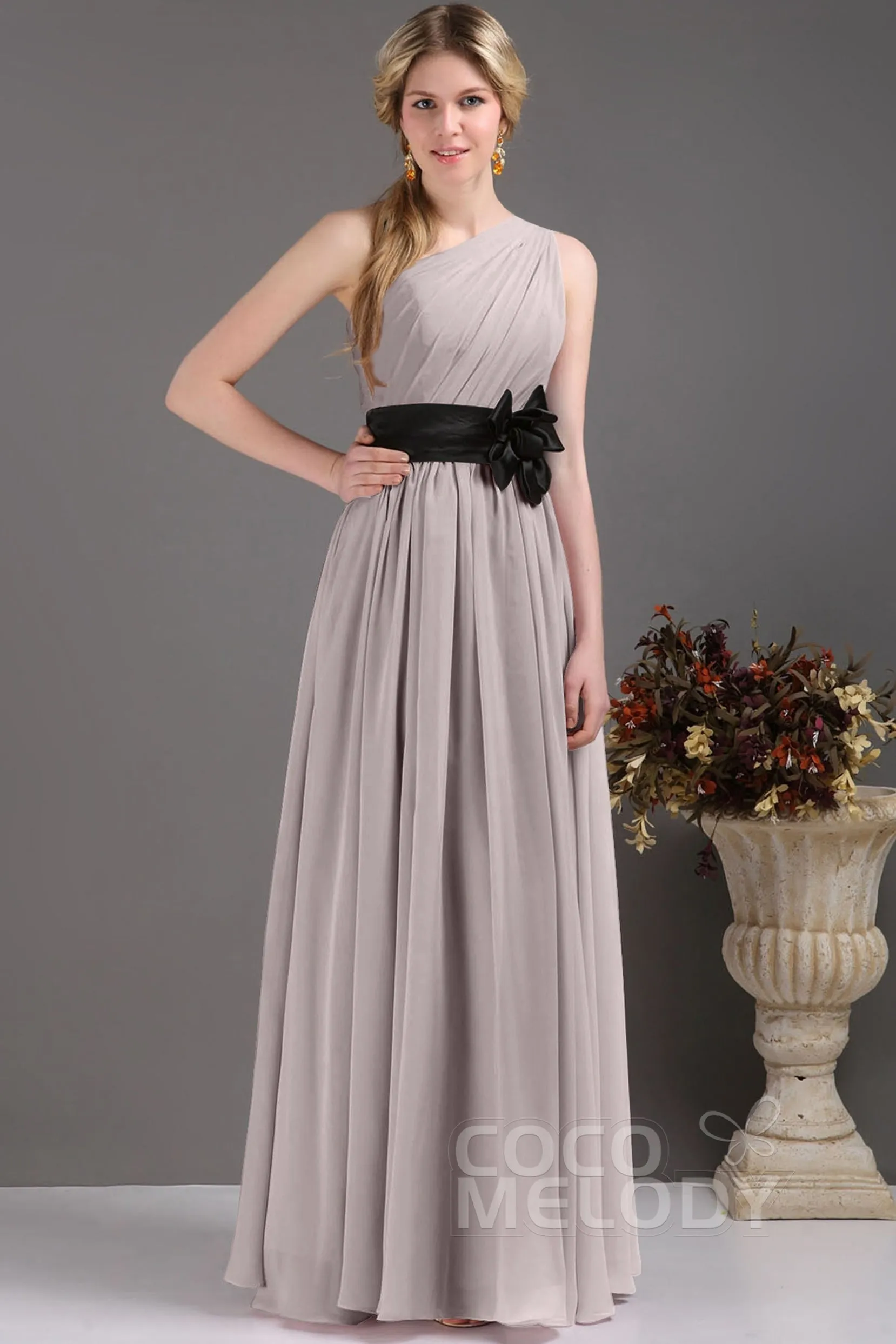 Sheath-Column Floor Length Bridesmaids Dress COSF14001 sold by Cocomelody product image thumbnail 2