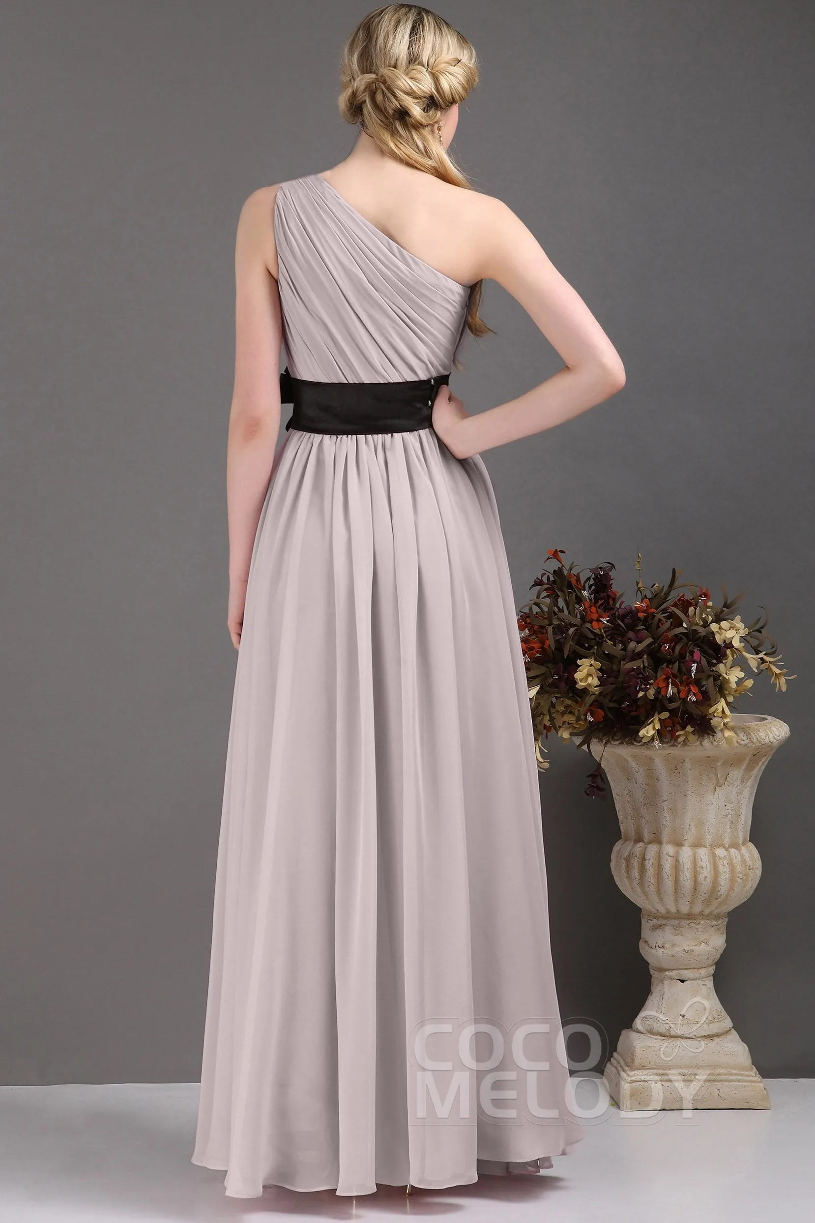Sheath-Column Floor Length Bridesmaids Dress COSF14001 sold by Cocomelody product image thumbnail 3