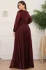 A-Line Floor Length Glitter Bridesmaid Dress CB0675 sold by Cocomelody