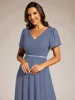 A-Line Sweep-Brush Train Chiffon Bridesmaid Dress CB0720 sold by Cocomelody