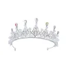 Bridal handmade Pearl tiara Pop Crystal accessories Princess headband Alloy rhinestone Women's Tiara 625613705276 sold by Cocomelody
